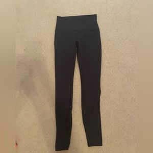 Lululemon size 6 black 28in. Wunder train leggings
